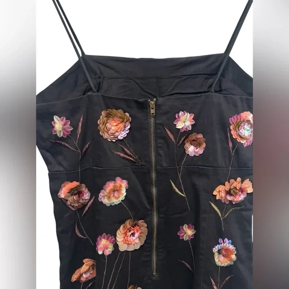 NWT Anthropologie The Brynne 3D Pink ComboSpaghetti-Strap Dress by Maeve